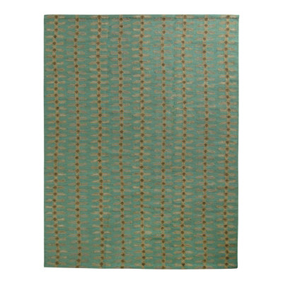 Scandinavian Wool Striped Area Rug
