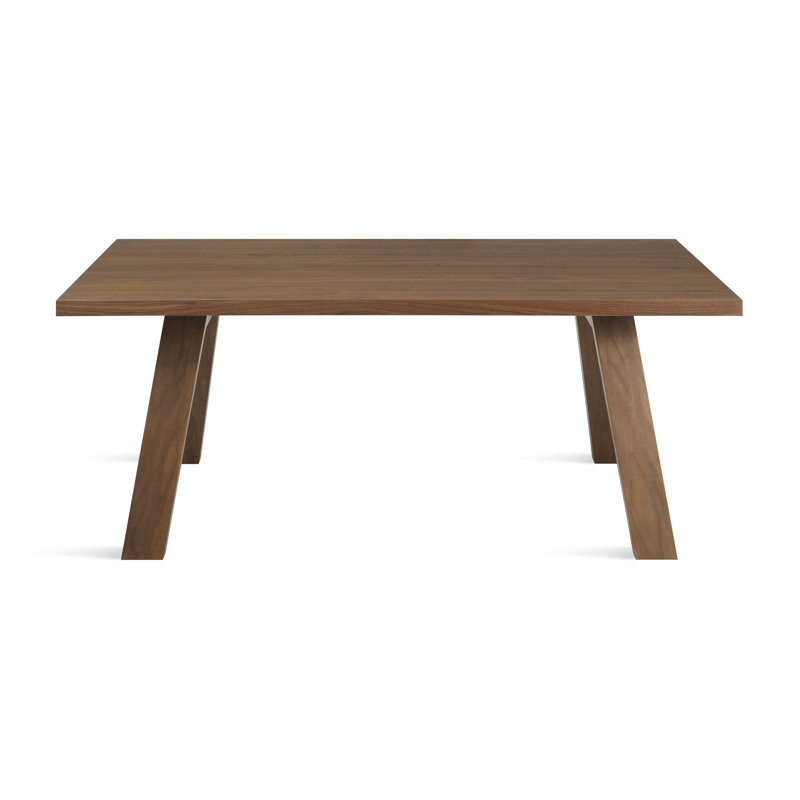 A Walk In The Park Solid Wood Dining Table, Walnut, 38" W x 90" L