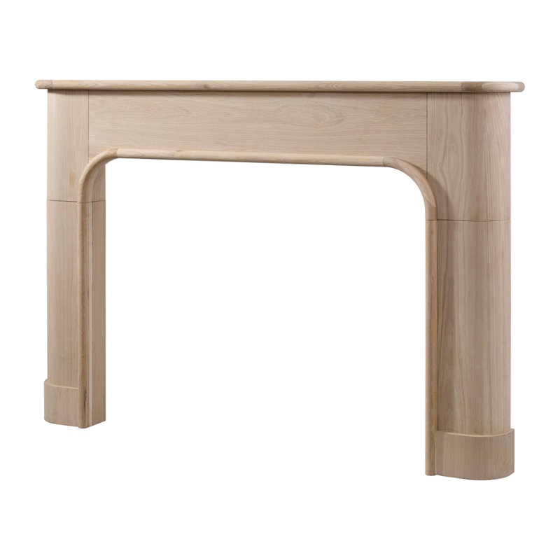 Willow Bend Wood Fireplace Mantel, 72", Unfinished