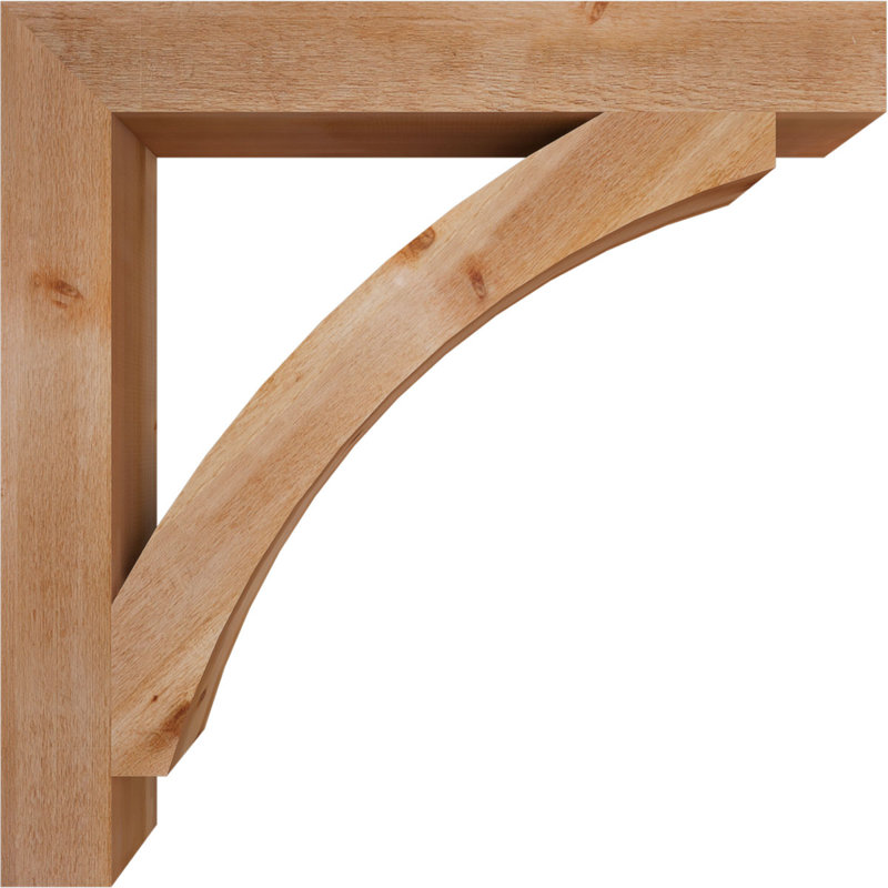 Support de bloc Thorton, H 48 po x l 6 po x P 48 po, Cèdre rouge de l'Ouest (scié brut)
