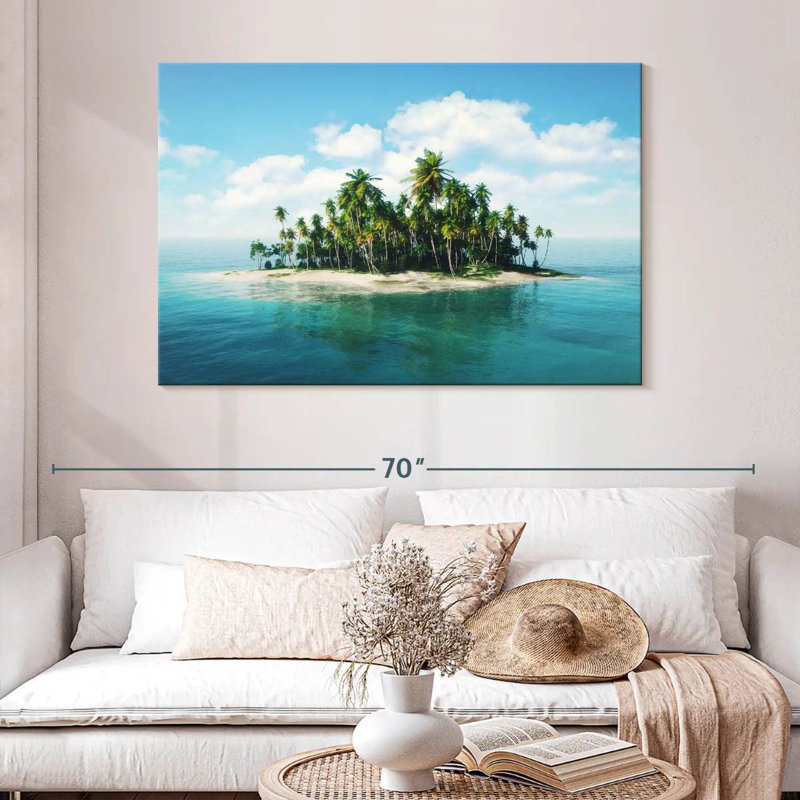 Gillard Ocean Island, H 32 po x l 48 po