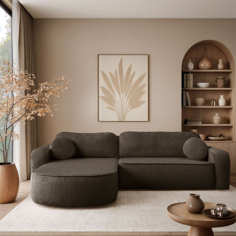 4 Seater Corner Sofa , Brown