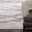 Aurora AU17 Linea Metallic Beige Area Rug-49042492