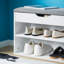 6 Pair Shoe Storage Bench