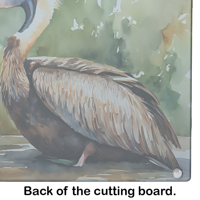 Grande planche à découper en verre Pelican