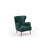 Modern Wing Chair, Petrol Green Velvet, 28.7 x 34.3 x 31.5 inches | Hornbeam Wood Frame & Beech Wood Legs | Comfortable 32 DNS Foam Seat & 22 DNS Foam Back | Easy Clean Fabric, Perfect for Home & Hotel Decor-1942129989