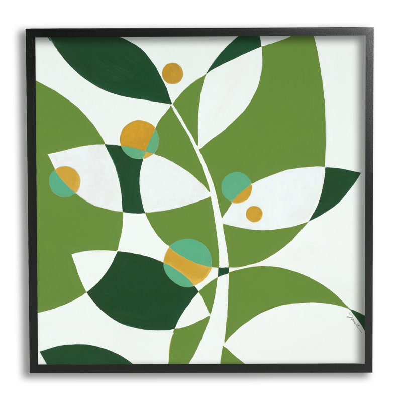 «Stupell Industries», art mural moderne sur toile abstraite par Liz Jardine, H 12 po x l 12 po x P 1,5 po