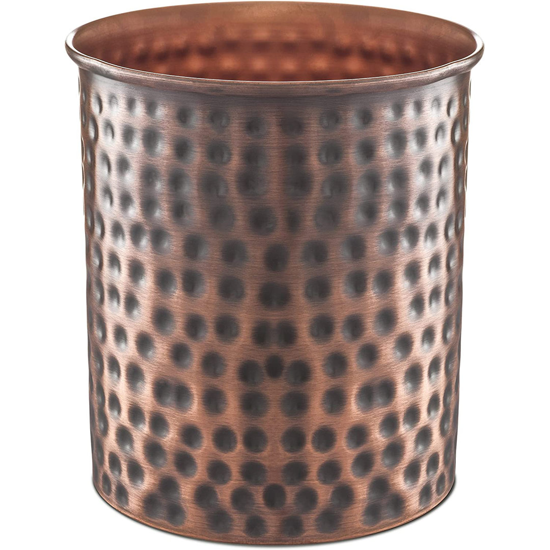 Hand Hammered Metal Kitchen Utensil Holder Monarch Abode 