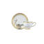 Golden Leaves Bone China Espresso Cup