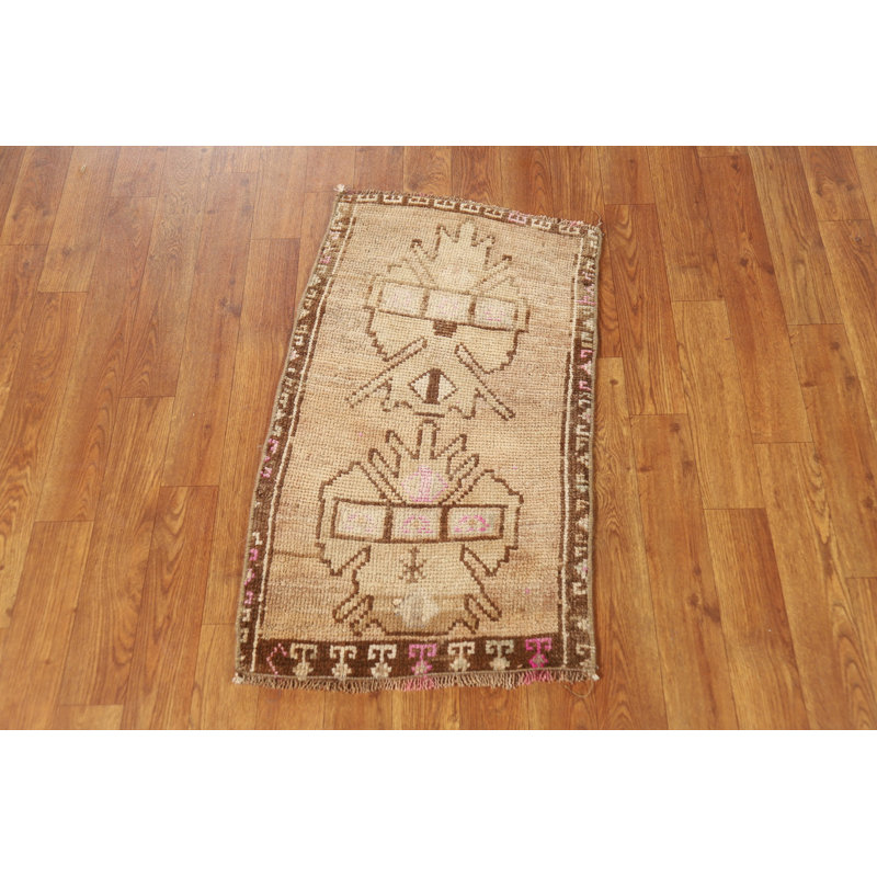 Tapis turc géométrique en laine Anatolian