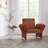 Liana Upholstered Roll Arm Accent Armchair