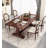 Rectangular All-solid Wood Dining Table in American Vintage Style-110904796