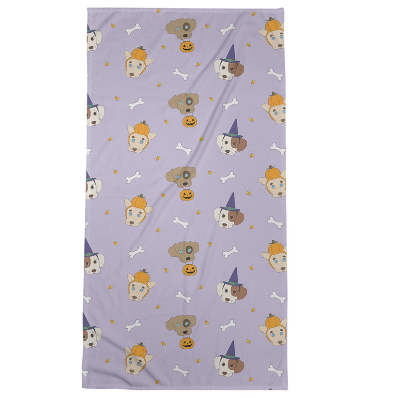 Bath Towel, Light Purple, Poly/Cotton