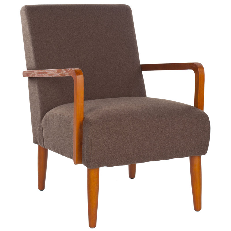Upholstered Armchair, Brown