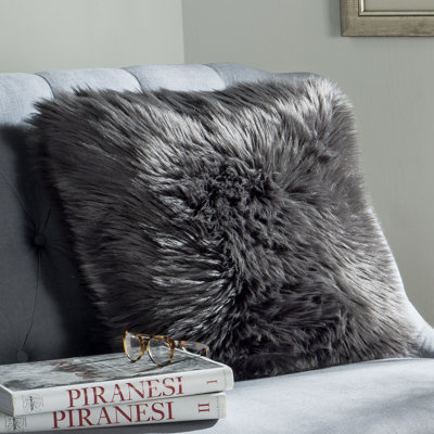 Ruffled Feather Reversible Throw Pillow