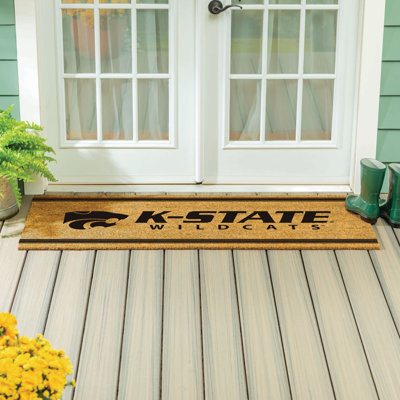 Kansas State University Extra Large One Color Coir Mat, 60"x24"