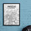 Prague City Map - No Frame Print-867575518