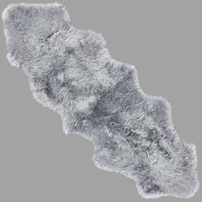 Bjorn Solid Colour Sheepskin Area Rug