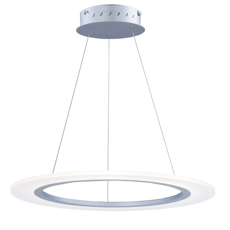 Cassiopeia 1 - Light LED Unique/Statement Pendant, 0.5" H x 23.75" W x 23.75" D