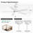  42" Ceiling Fan with Light and Remote, 6-Speed Quiet Reversible DC Motor, 3CCT LED, Modern 5-Blade Ceiling Fan for Bedroom, Living Room-778436112