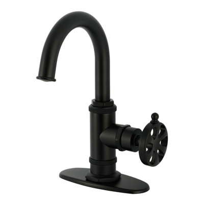 Robinet de salle de bain à poignée simple 1 trou Kingston Brass