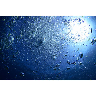 Bubbles In Water - Wrapped Canvas Print