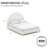 Jodiel Arched Boucle Upholstered Bed Frame-88745854-119008453
