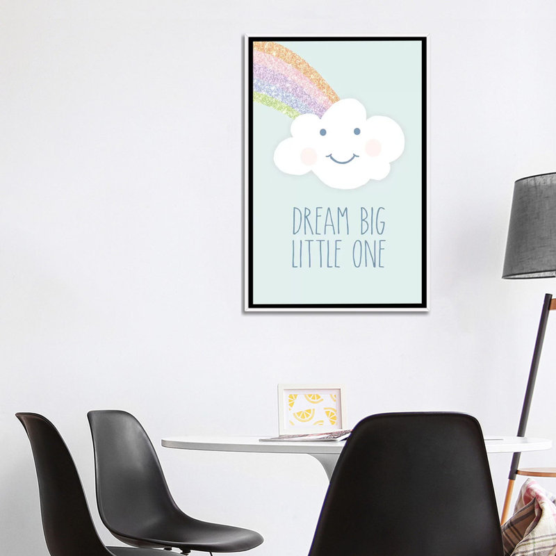 Art de rêve big little, H 40 po x l 26 po x P 1,5 po, Toile blanche encadrée