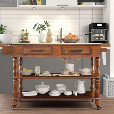 Rolling Kitchen Island With Storage