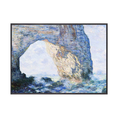 "The Manneporte" par Claude Monet_Floater Frame