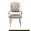 Mobilier de salle à manger moderne capitonné à boutons en cristal Glamour