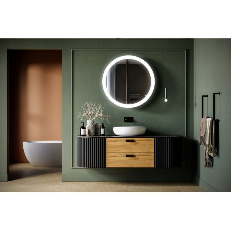 Miroir Jaslean, H 26 po x l 26 po x P 2 po