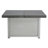 Extendable Rectangle Aluminum Alloy Fire Pit Table