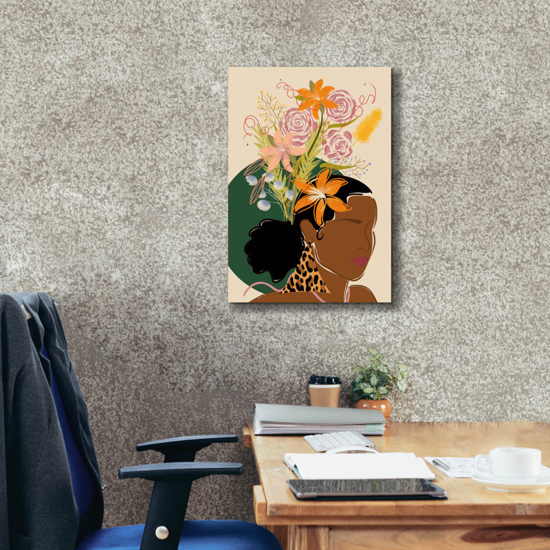  'Leopard Lillies' by Marlee Ash Calligraphy & Design Canvas Wall Art, 18" x 26"