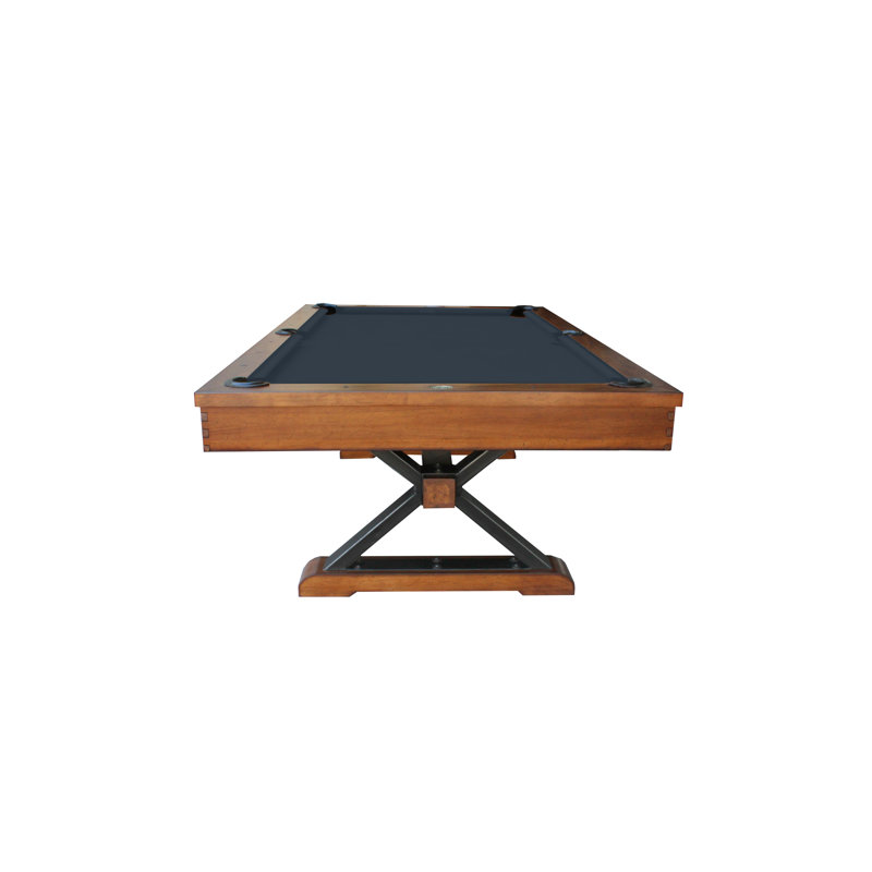 Santa Fe Slate Pool Table with Professional Installation Included, 8', Titanium, Yes
