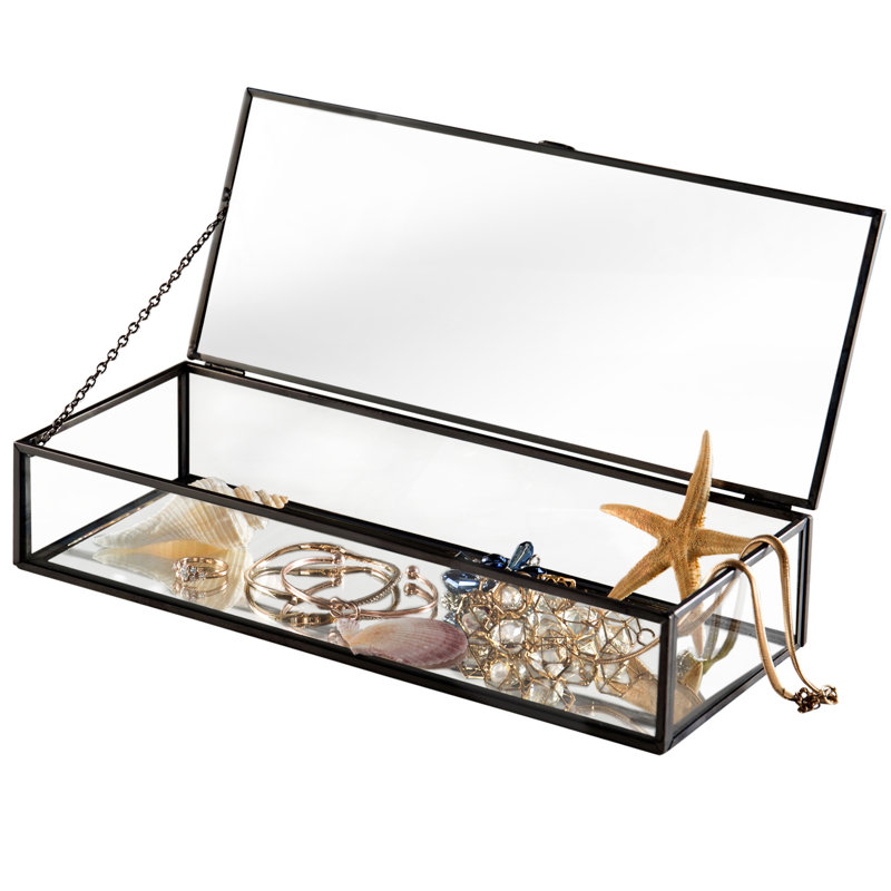 Glass Vintage Jewellery Box