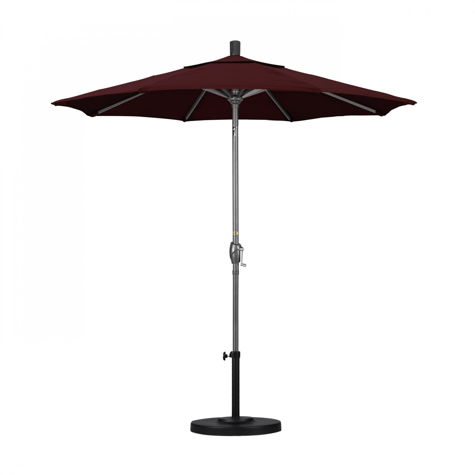 Pacific Trail Series 90'' Outdoor Umbrella, Burgundy Performance Canvas
