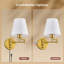 Applique à bras pivotant en acier-1063521003