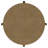 Benson Sand Wash Round End Table with Storage Shelf
