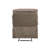 Light Brown Recliner With Pillow Top Arm-284887286