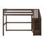 Lit mezzanine simple classique avec escalier-1269671898