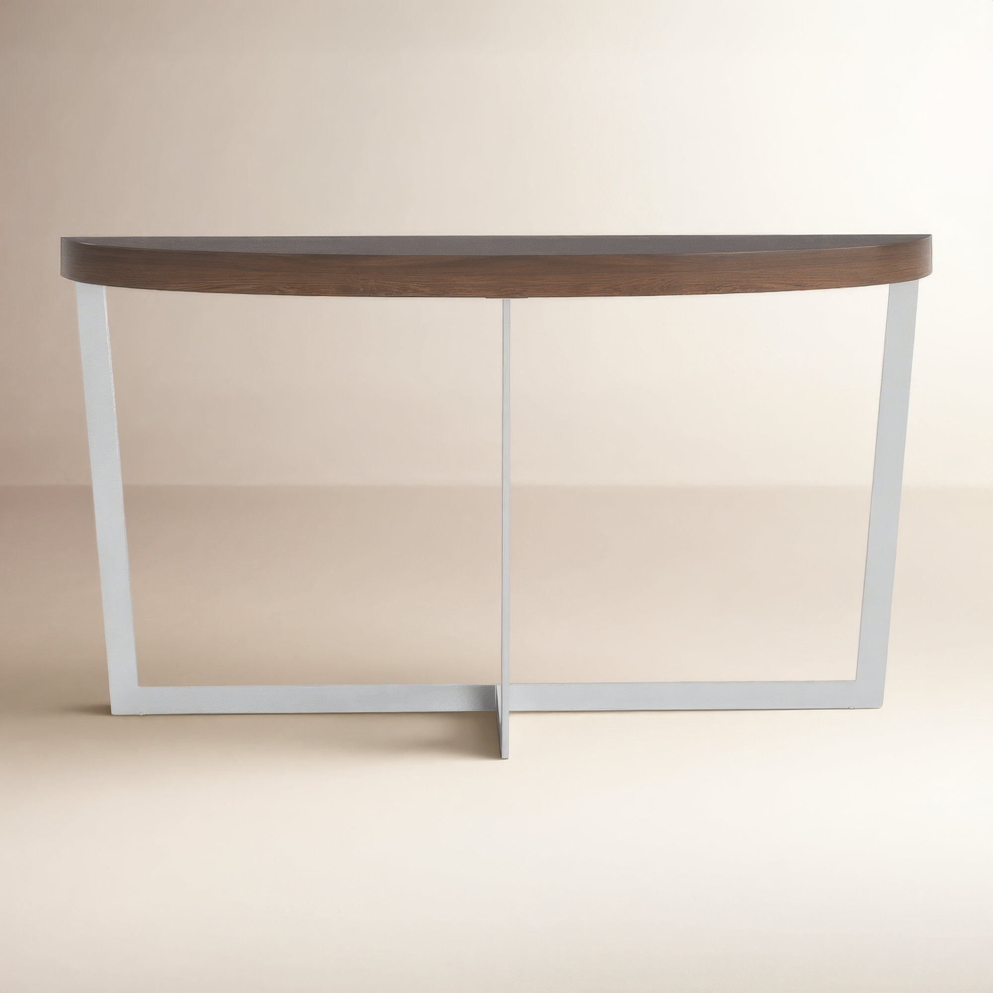 Jackson 55" Oyster Console Table – Modern Slim Console for Entryway, Hallway, or Living Room Display, Espresso