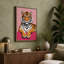 Tiger Face Forward Modern - Print-136784264-136784263