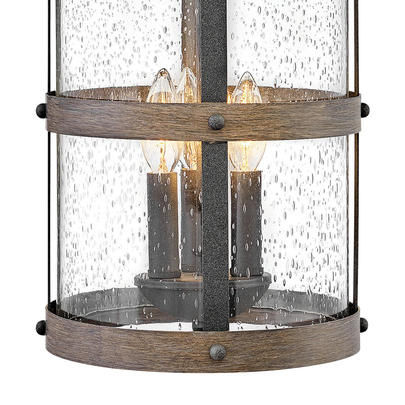 Lakehouse 3-Light Aluminum Outdoor Wall Mount Lantern