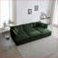 Canapés modulaires, canapé modulaire réversible en U à 6 places avec repose-pieds et amp; Coussins | Chenille | Vert sauge