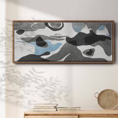 Rivers & Stones III- Framed Canvas