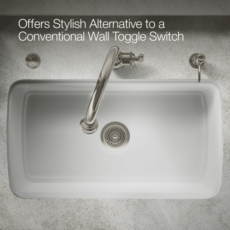 Garbage Disposal Air Switch Kit, Vibrant Polished Nickel