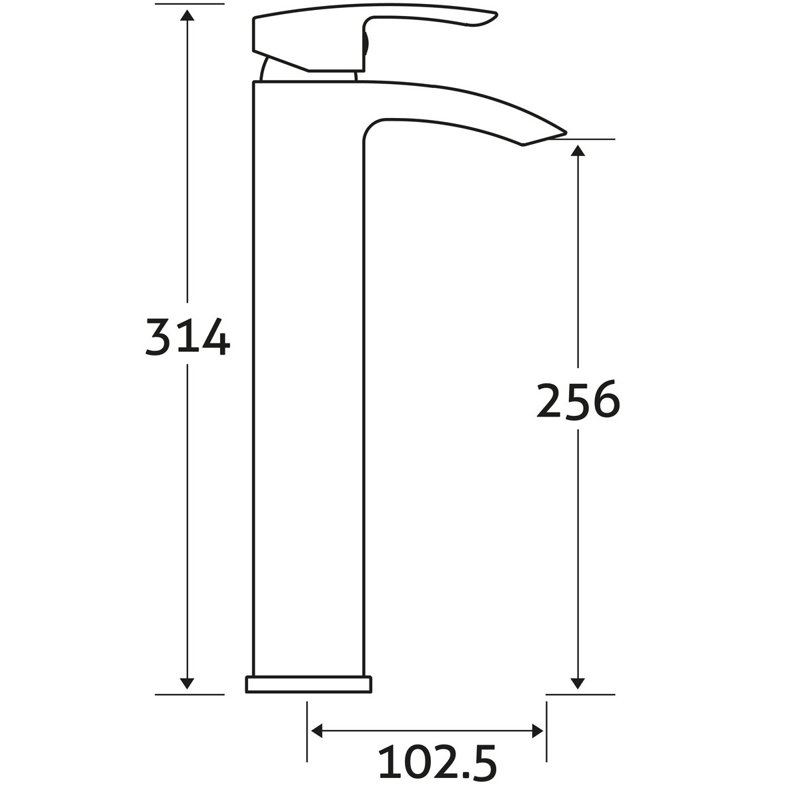 Reno Mono Basin Mixer