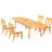 Kevon 12 - Person Teak Patio Dining Set with Oval Table-1207404597-1126148423
