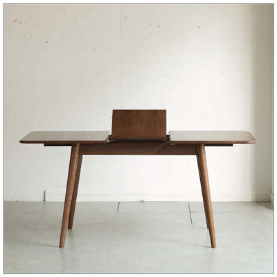 Walnut Solid Oak Extendable Dining Table – Rounded Corners & Mortise-Tenon Stability